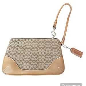 Coach Wristlet with strap